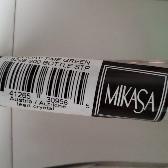 NEW Mikasa Austrian Lead Crystal Wine Stopper - Picture 2 of 2